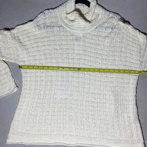 NWT MSRP 268 Eileen Fisher Organic Cotton Funnel-Neck Sweater - Picture 7 of 9